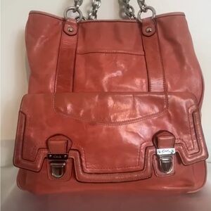 Coach Poppy Camellia Tote